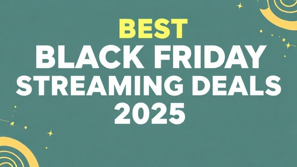 2025黑五流媒体优惠终极指南